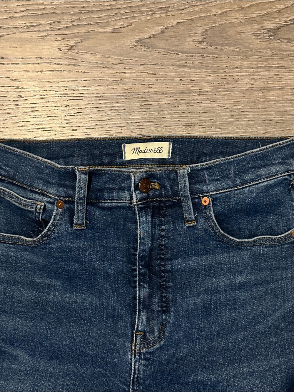 Madewell High Rise Skinny Jeans Women’s Size 29 Dark Wash Stretch Denim - Picture 3 of 10
